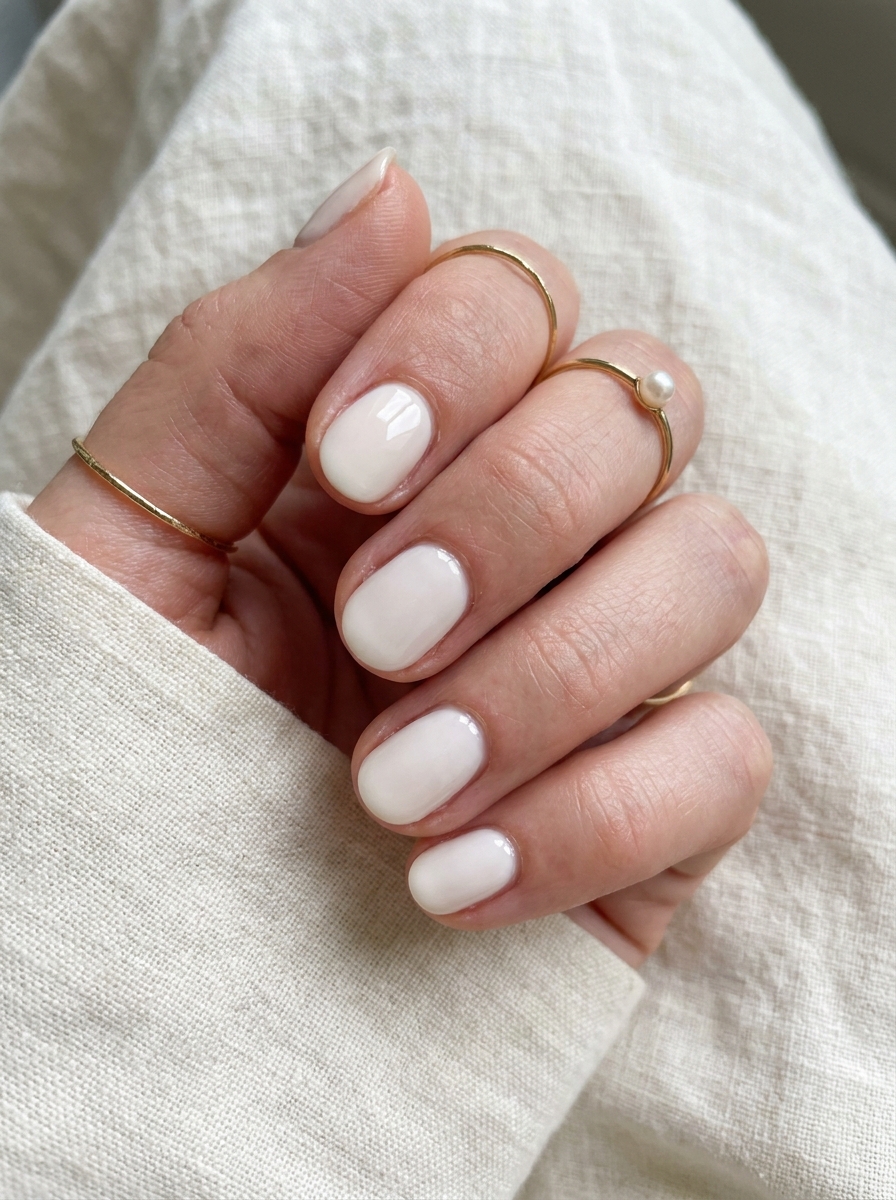 Basic White Nails als Basic Nails Inspiration 2026